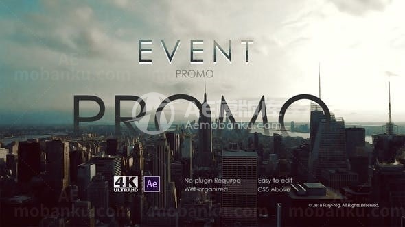 商务活动宣传片展示AE模板