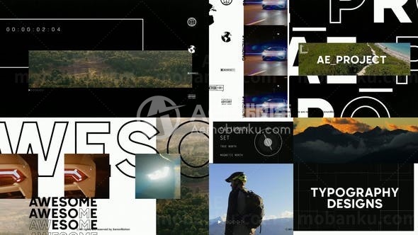 极限运动宣传片展示AE模板