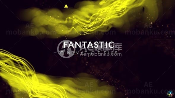 神奇的电影标题展示AE模板