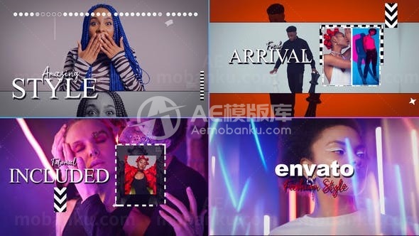 时尚图片视频展示AE模板