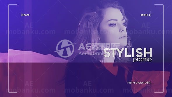 时尚图片视频展示AE模板