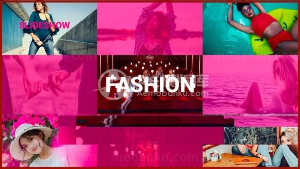 时尚图片视频展示AE模板