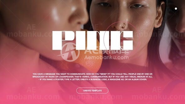 时尚宣传片展示AE模板