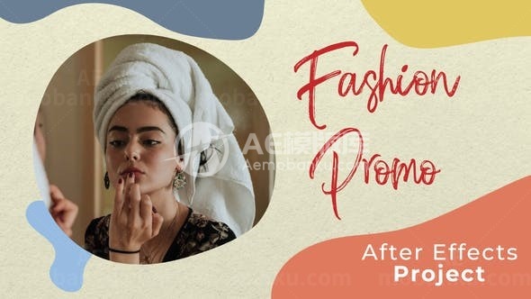 时尚宣传片展示AE模板