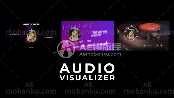 音频可视化工具动态演绎AE模板