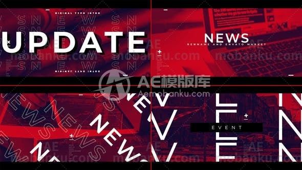 新闻简介报道栏目包装AE模板