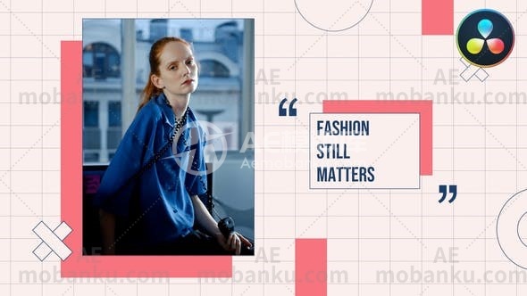 复古产品促销图片视频展示模板