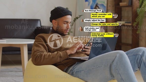 文字信息动画动态演绎AE模板