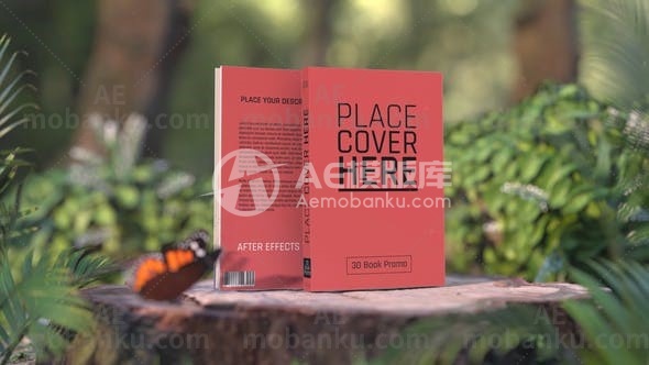 3D图书促销宣传活动AE模板