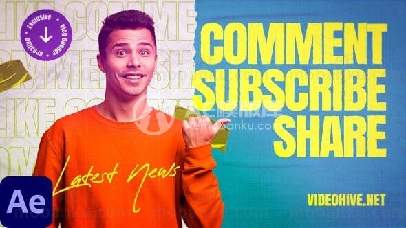 视频开场特效AE模版