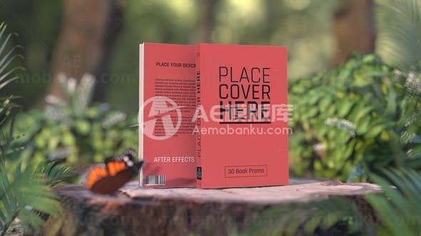 3D图书宣传片AE模版