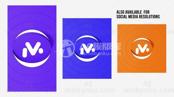 3D logo演绎特效AE模版