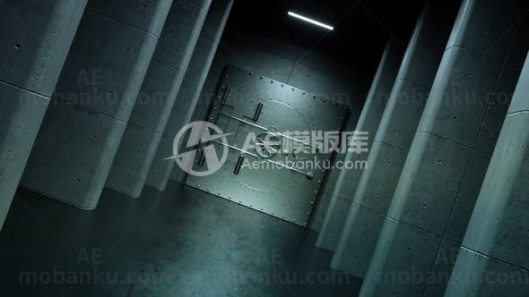 3D安全标志特效动画AE模版