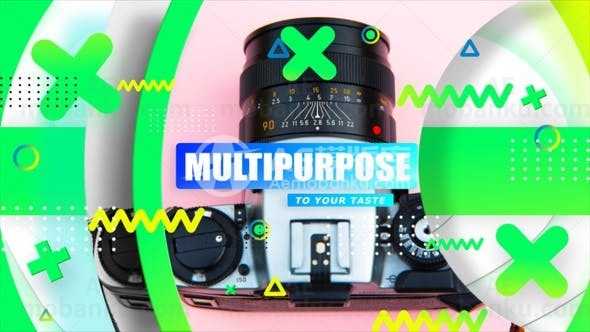 4K生日促销宣传片AE模版