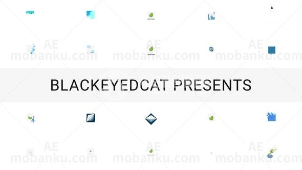 20个创意logo演绎动画AE模版