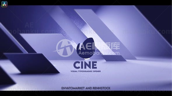 电影logo演绎动画AE模版