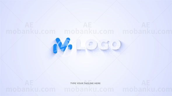 简洁logo演绎动画AE模版