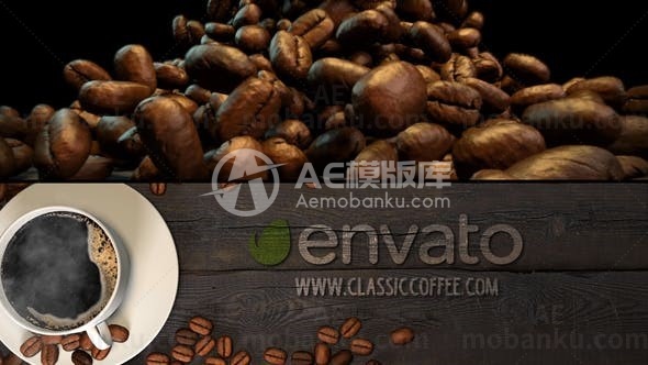 咖啡促销宣传AE模版