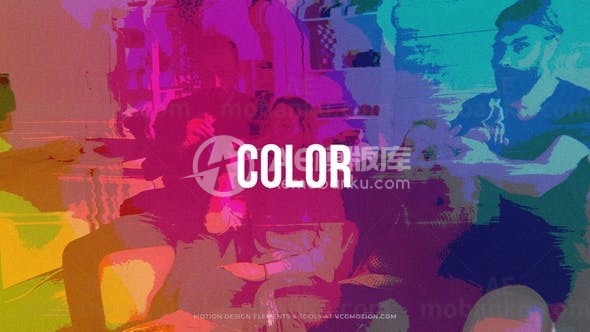 彩色FX创意视频AE模版