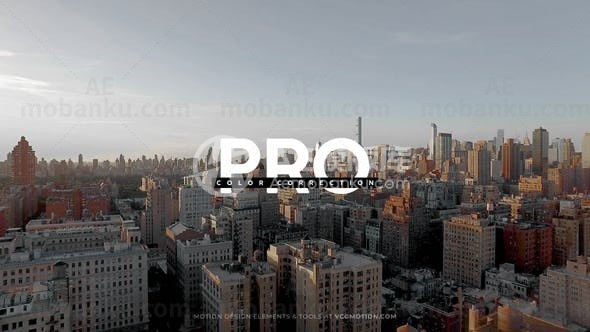 调色视频特效AE模版