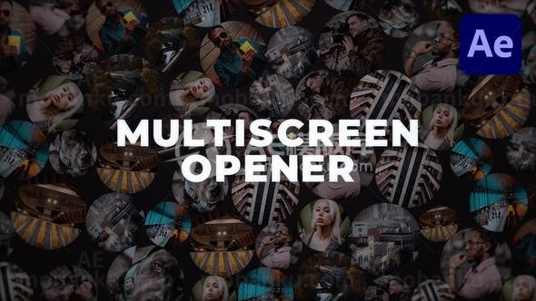 创意视频开场AE模版