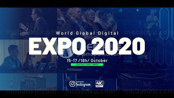 活动宣传片动画AE模版