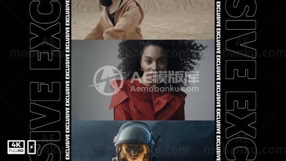 动态视频开场动画AE模版