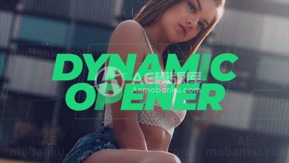 动态视频开场动画AE模版