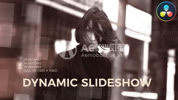 动态视差图片展示AE模版