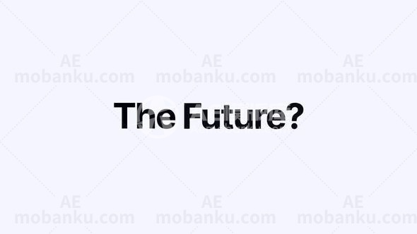 简易快闪视频开场AE模版