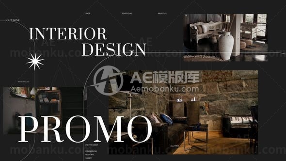 优雅的杂志促销动画AE模版