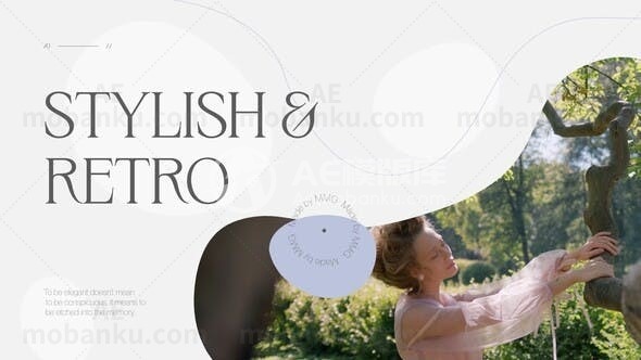 优雅的图片展示动画AE模版