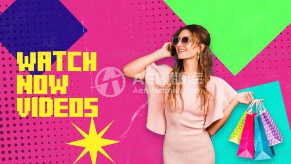 时尚视频开场动画AE模版