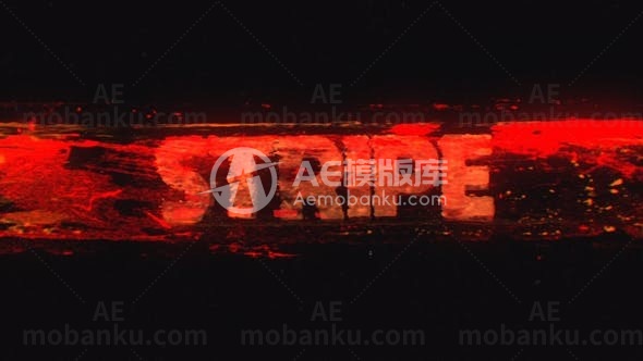 创意文字标题动画AE模版