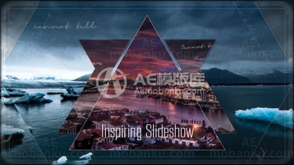 鼓舞人心图文展示AE模版