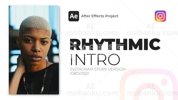 Instagram节奏介绍AE模版