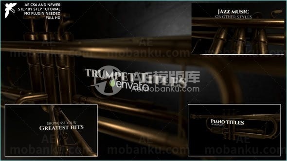 创意文字标题动画AE模版