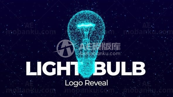 灯泡创意logo演绎动画AE模板