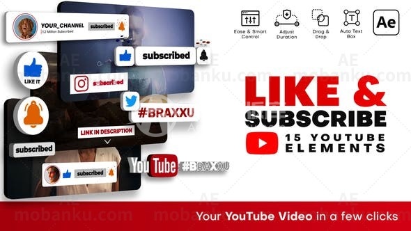 创意视频动画AE模版