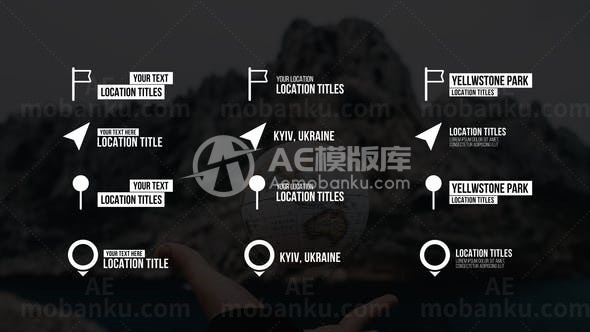 创意文字标题动画AE模版