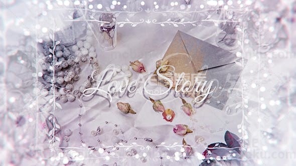 爱情故事相册动画AE模板