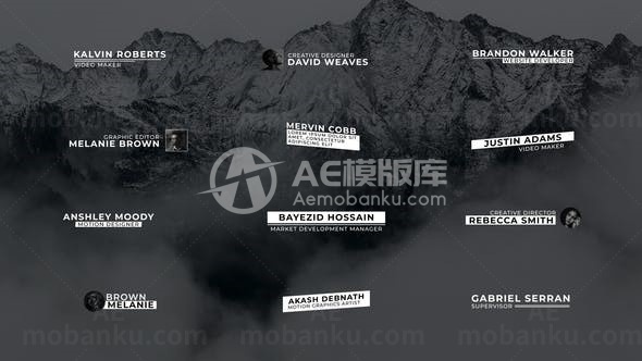 创意字幕条动画AE模板