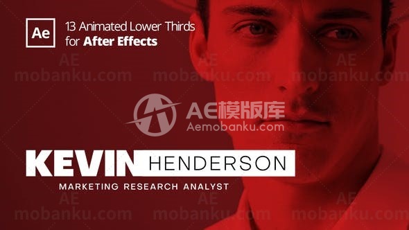 创意字幕条动画AE模板