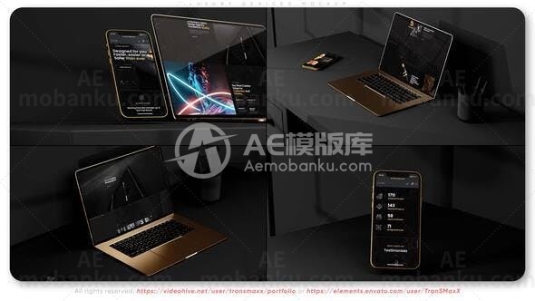 奢华设备模型AE模板