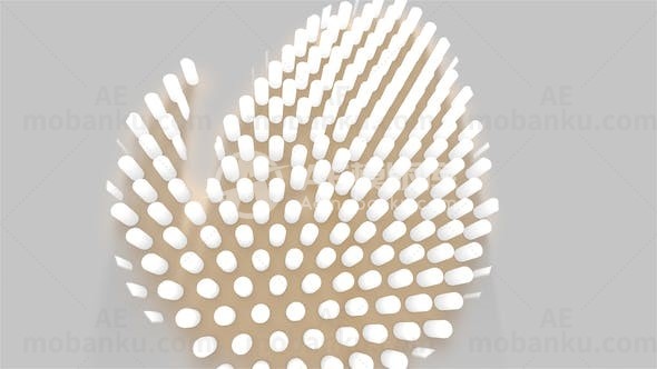 迷你3D logo演绎动画AE模板