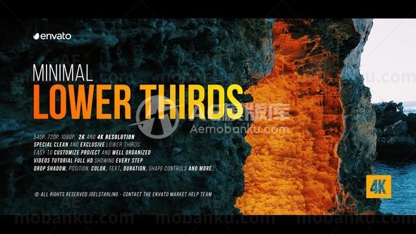 迷你文字标题动画达芬奇模板