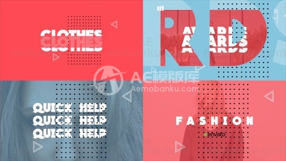 现代时尚视频开场AE模板