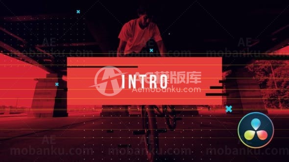 现代视频开场AE模板