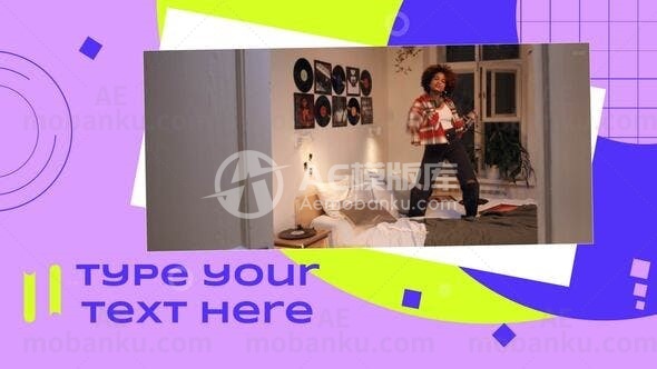 现代投资视频开场AE模板