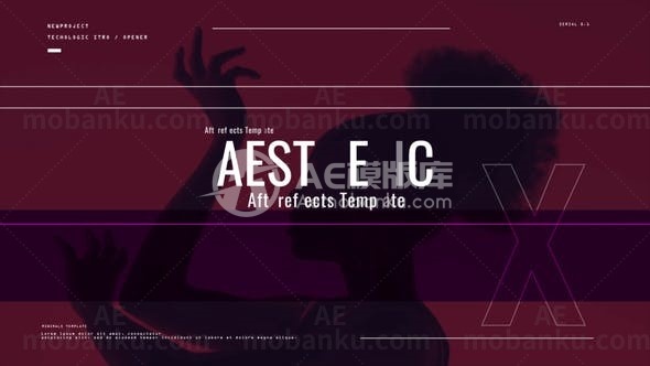 音乐视频开场AE模板